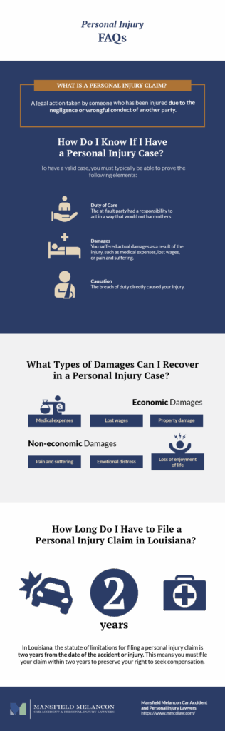 Personal Injury FAQ Infographic